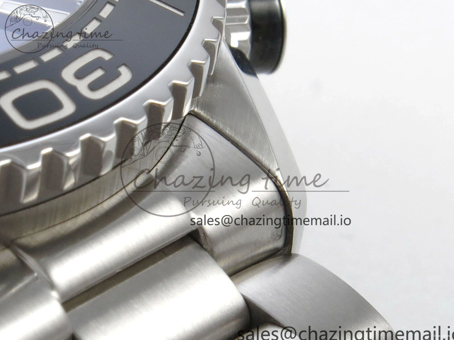 0517 Timeless Planet Ocean 600M Chrono SS VRF 1:1 Best Edition Black Orange Bezel Black Dial on SS Bracelet A 7652